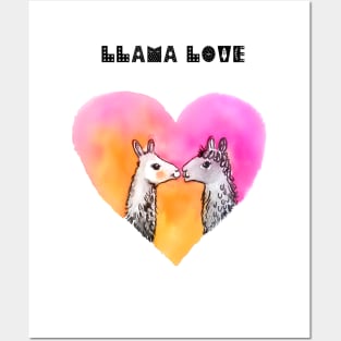 Llama Love Posters and Art